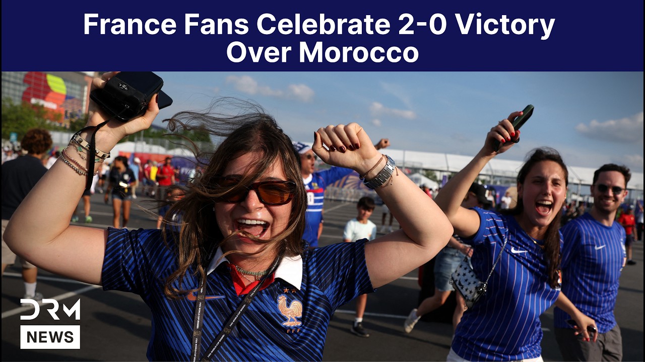 France Fans ERUPT After 2-0 Win Over Morocco | Mbappé Sends France to World Cup Semi-Finals | AD15