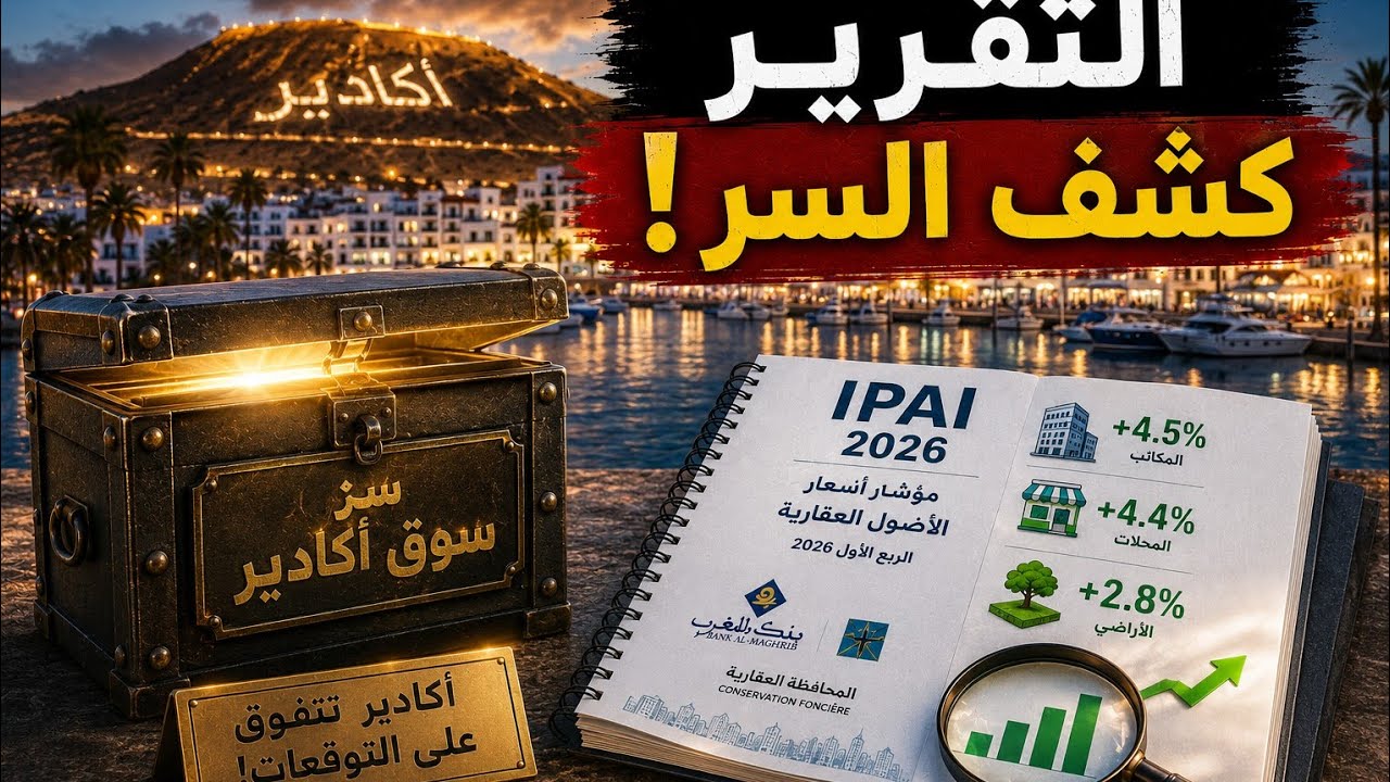تقرير رسمي يكشف الحقيقة الصادمة عن العقار بالمغرب في 2026!