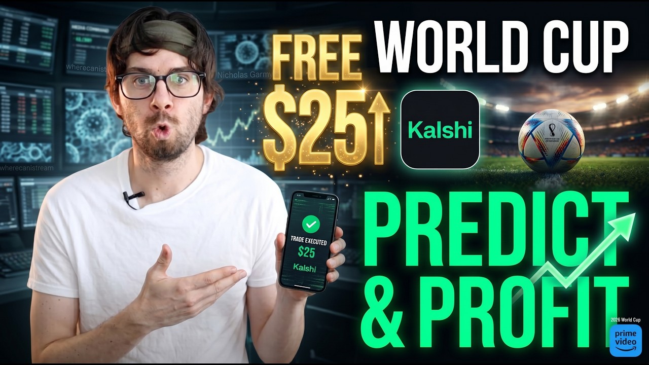How to Make Money on the 2026 World Cup (Get $25 FREE on Kalshi!)
