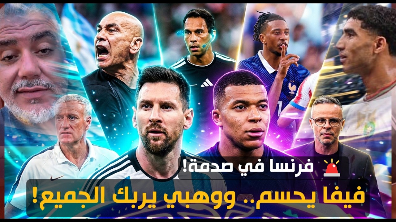 عاجل.. فرنسا غاضبة من حكم مباراة المغرب وفيفا يصدم ديشامب.. ووهبي يفاجئ الجميع!