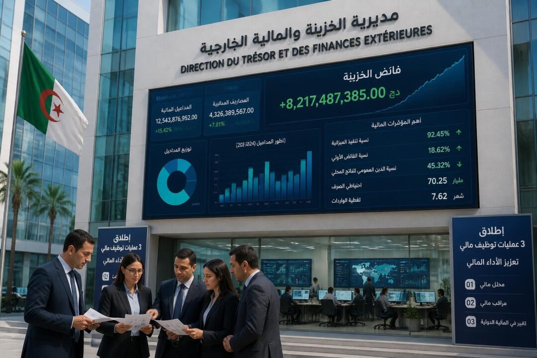 تعلن مديرية الخزينة والمالية الخارجية عن بدء ثلاث عمليات توظيف مالي من فائض الخزينة تهدف إلى تعزيز الأداء المالي وتحسين إدارة الموارد المالية.