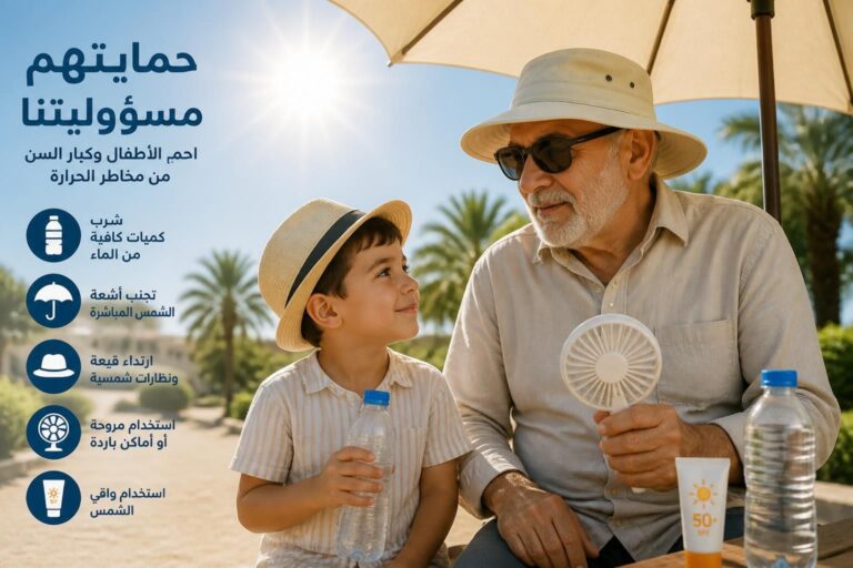 مع تصاعد درجات الحرارة… إطلاق حملات توعوية لحماية الأطفال وكبار السن من مخاطر الحرارة