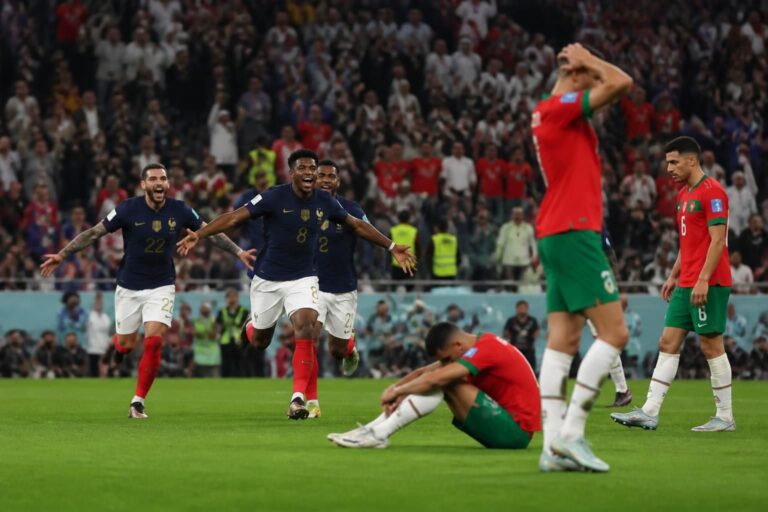 فرنسا تتفوق على المغرب وتودعه من ربع نهائي كأس العالم بنتيجة 2-0 المتكررة