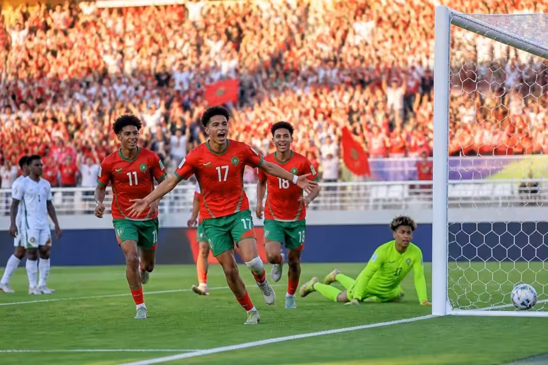 في كأس العالم تحت 17 سنة، منتخب المغرب يسجل إنجازًا مبهرًا بتسجيل 16 هدفًا في مرمى كاليدونيا الجديدة، ويتأهل بثقة إلى الدور التالي من البطولة.