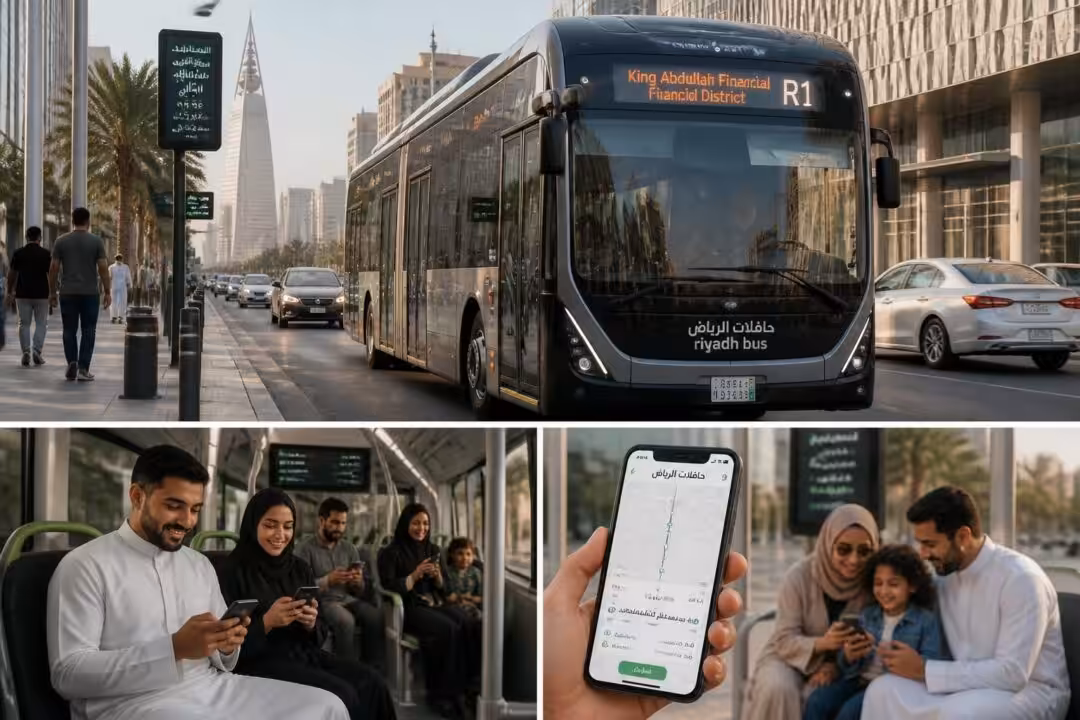 اكتشف مميزات تطبيق حافلات الرياض وكيف يسهل التنقل داخل المدينة بطرق مبتكرة وسريعة.