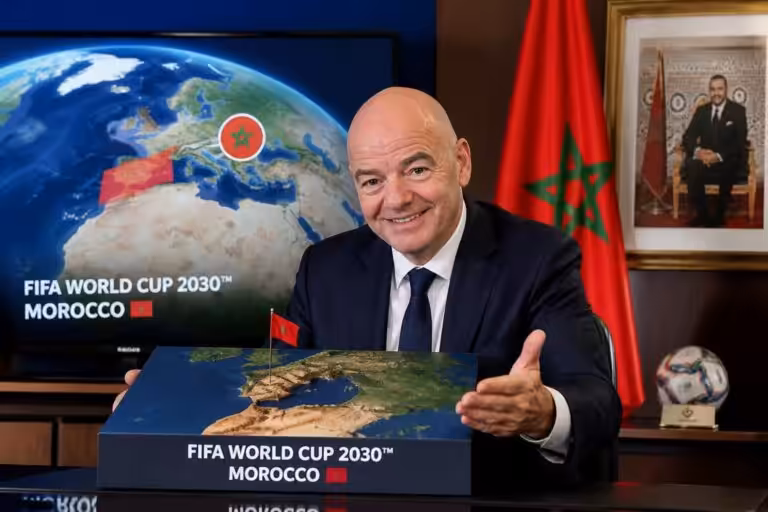 جياني إنفانتينو يعرض تنظيم نهائي كأس العالم 2030 على المغرب مقابل دعم