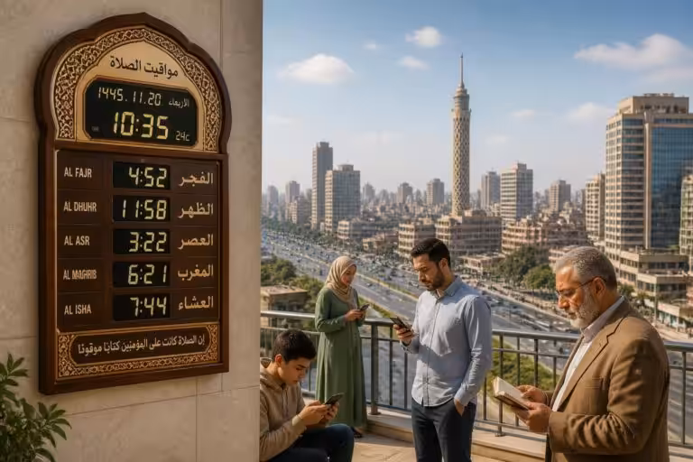 مواقيت الصلاة في مدينة نصر وكيفية الاستفادة منها يومياً