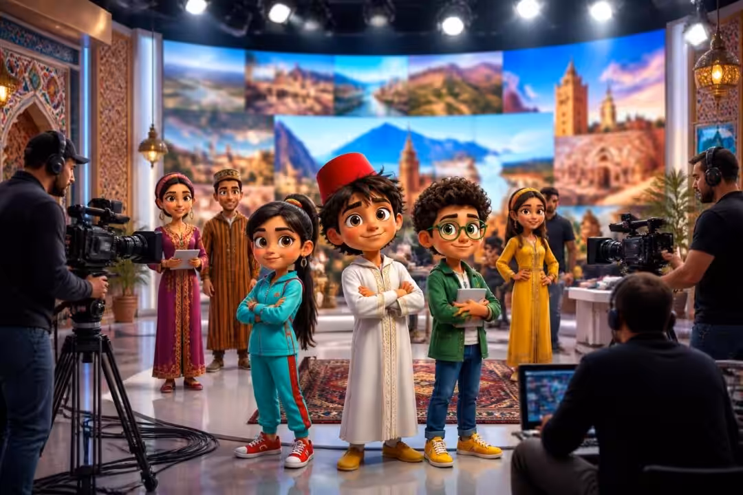 تتألق الرسوم المتحركة المغربية وتلفت الأنظار عالمياً عبر شاشة tv5monde، معبّرة عن الإبداع والثقافة المغربية بأسلوب فني مميز.