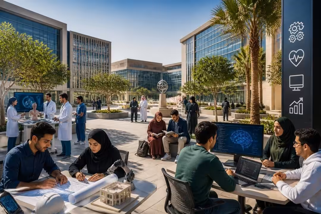 اكتشف تصنيف الجامعات السعودية لعام 2026 وأفضل التخصصات الأكاديمية التي تقدمها لتحقيق مستقبل مهني ناجح.