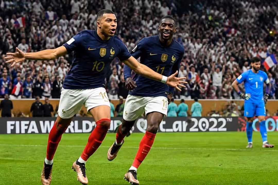 مباراة نهائي كأس العالم بين فرنسا والمغرب حيث قاد مبابي وديمبلي المنتخب الفرنسي لتحقيق الفوز بنتيجة 2-0، مع تفاصيل المباراة وأبرز اللحظات.